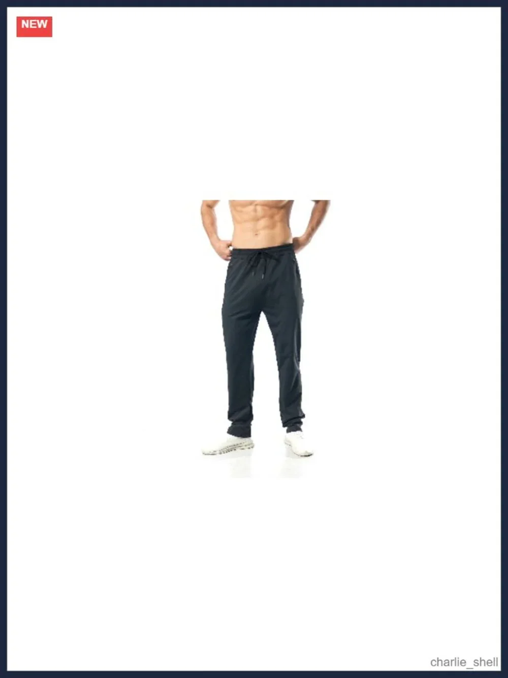 Mens Athletic Sweatpants 3 Pack with Zipper Pockets Joggers Gym Running